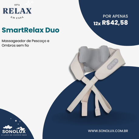 SmartRelax Duo - Massageador de Pescoço e Ombros