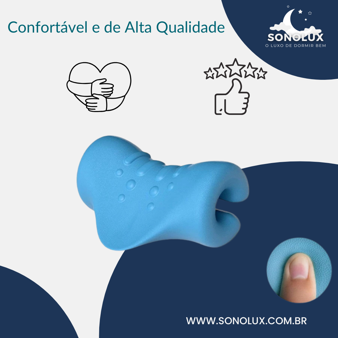 Alinha Cervix - Travesseiro Ortopédico Massageador Cervical